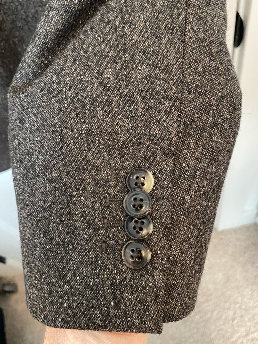 Banana Republic Men's Wool Blend Tweed Suit - Picture 4 of 15